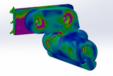 0.3in Contact Wire Clip - FEA 0.3in Contact Wire Clip - FEA