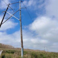 H-frame pole H-frame pole