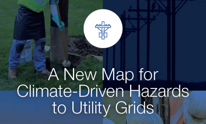 A New Map for Climate-Driven Hazards to Utility Grids