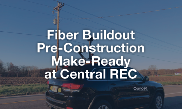 Fiber Buildout Pre-Construction Make-Ready at Central REC