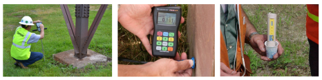 Technology used to collect data on environmental corrosion indicators.