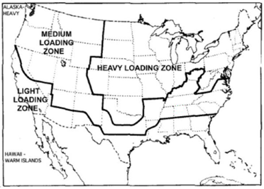 Ice and Wind Loading Zone