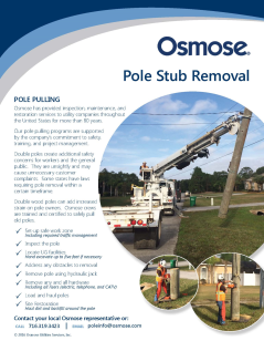 Pole Stub Removal