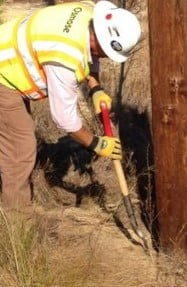 sound and bore partial excavation